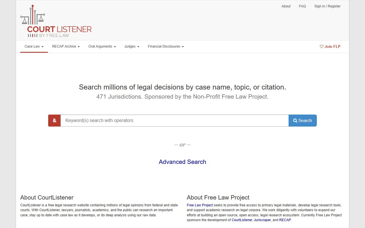 Beltrami County court dockets CourtListener federal research