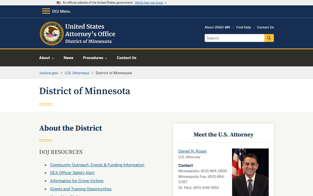 Beltrami County warrant records federal prosecution source for Minnesota